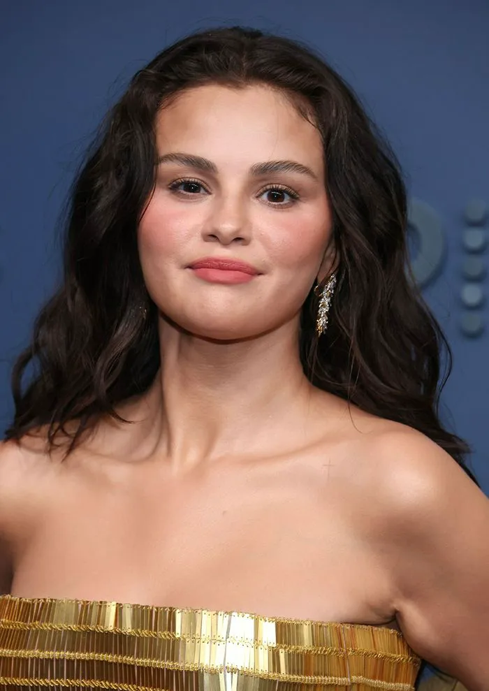 "Selena Gomez on the red carpet at the Emmy Awards"