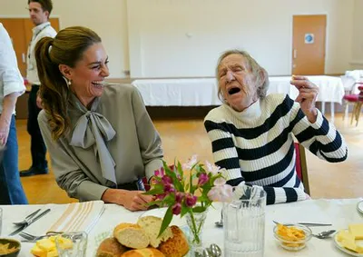 Kate Middleton at West Sussex Minibus event