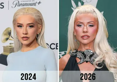 "Christina Aguilera before and after transformation"