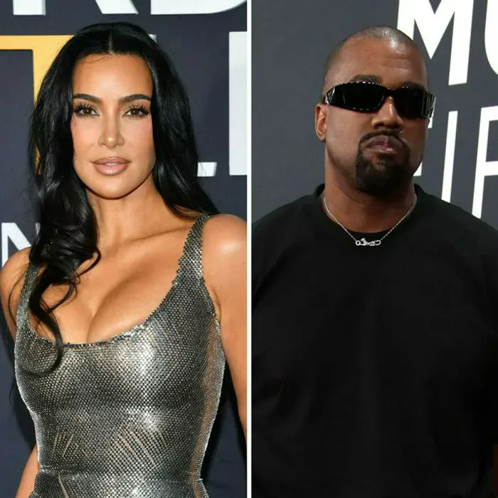 "Kim Kardashian and Kanye West together"