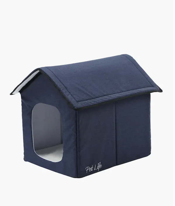 "PET LIFE Hush Pupp Electronic Heating and Cooling Pet House"