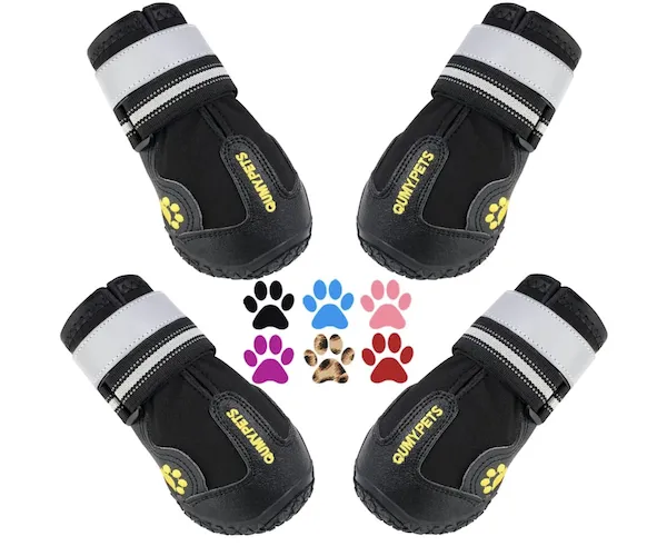 "QUMY Dog Shoes Paw Protectors"
