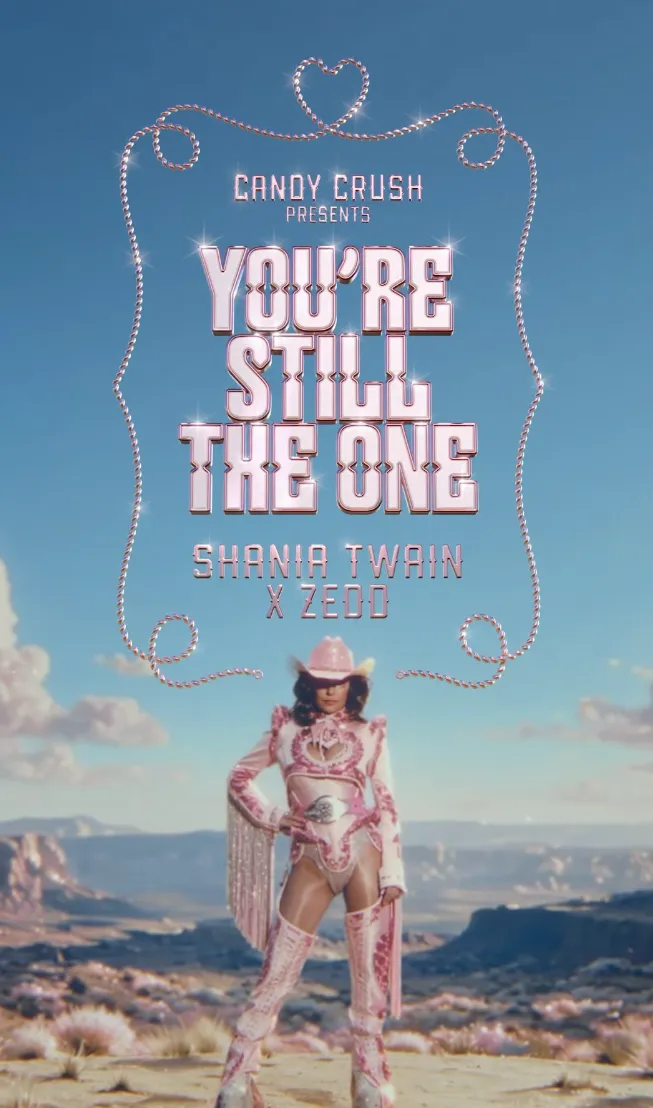 "Screenshot of Shania Twain's music video"