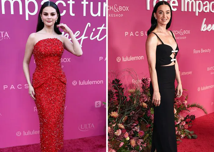 "Selena Gomez and Katy Perry at the Annual Rare Impact Fund Benefit"