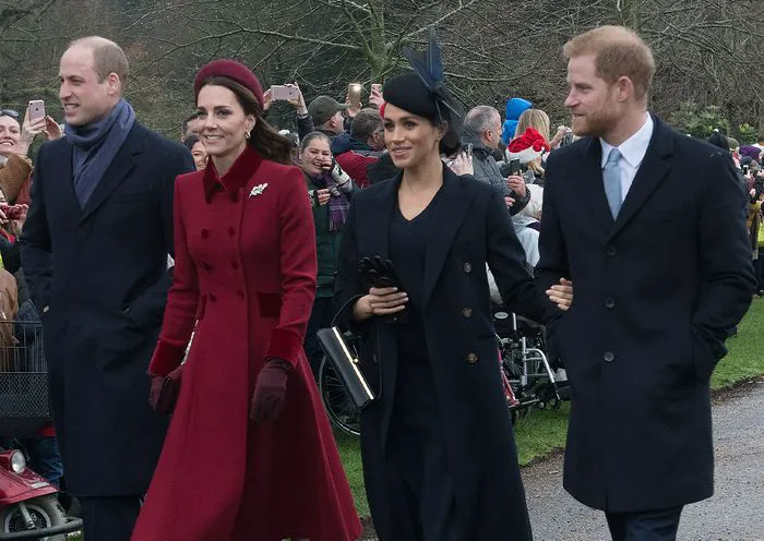 "The Royal Family attending Christmas Day Church service"