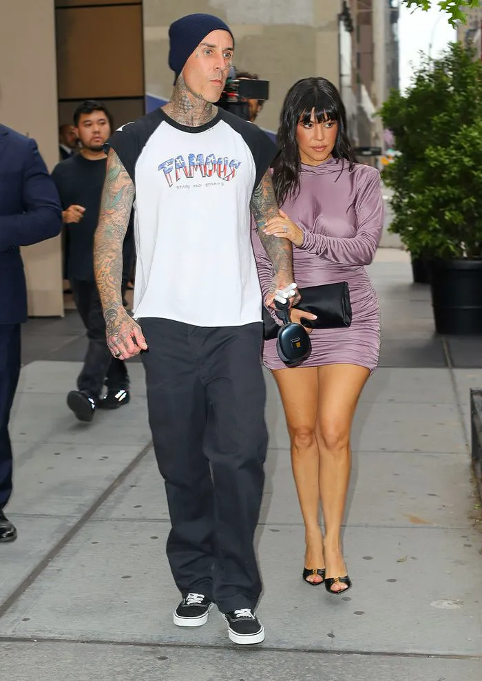 Kourtney Kardashian and Travis Barker