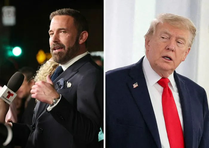 Ben Affleck and Donald Trump