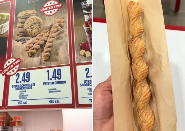 Delicious Costco churros displayed in tempting arrangement