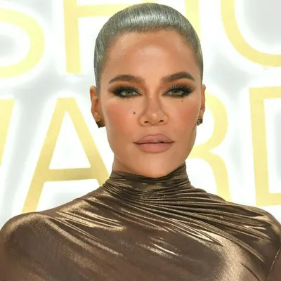 Khloé Kardashian during recent interview raising plastic surgery speculation.