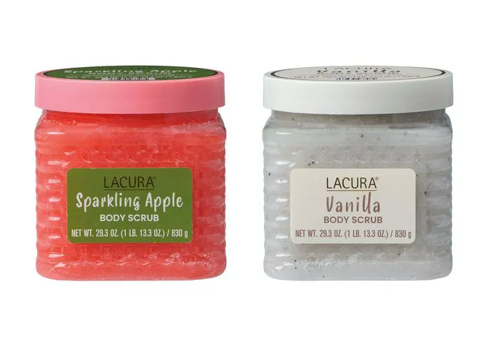 "Lacura body scrub from Aldi"