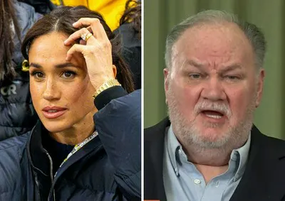 "Meghan Markle with her father Thomas Markle"