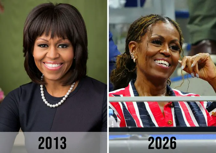 "Before and after transformation of Michelle Obama"