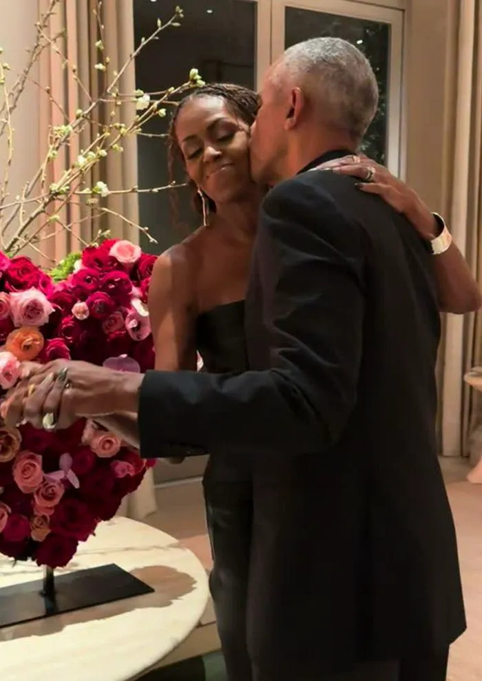 Michelle Obama and Barack Obama wedding anniversary post