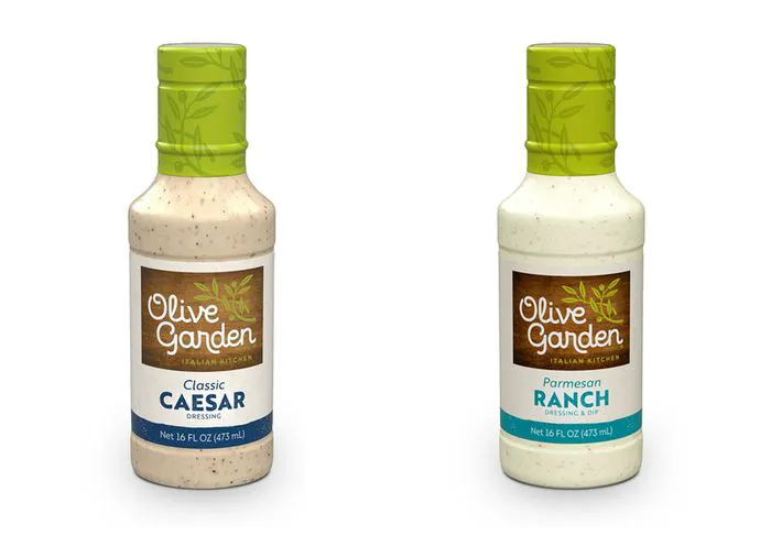 "Olive Garden dressings available at Aldi"