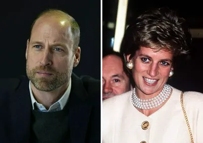 Prince William and Princess Diana