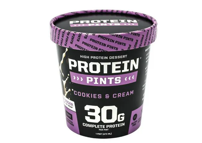 "Protein Pints ice cream from Aldi"