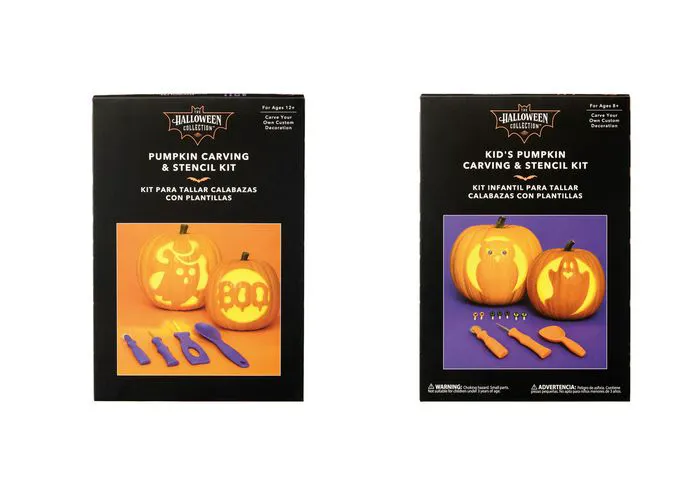 "Pumpkin carving kits for Halloween"