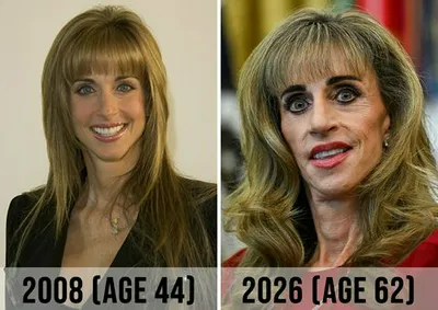 Before-and-after photos of Susan Dell
