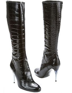 Charles David Chester Tall Crocodile Boot