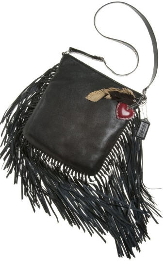 Krystal Simpson Coach Fringed Bag