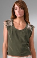 Madison Marcus Feather Top