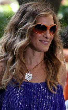 Sex and the city 2 Carrie Bradshaw Jee Vice Orange Sunglasses