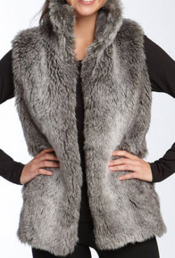 Kristen Blake Women's Ladies' Faux Fur Coat Jacket VARIETY SIZE & COLOR! NEW 